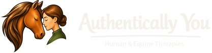 authentically you logo inline light